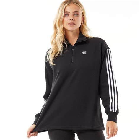 adidas sweatshirt weiß schwarz|adidas originals sweatshirts women's.